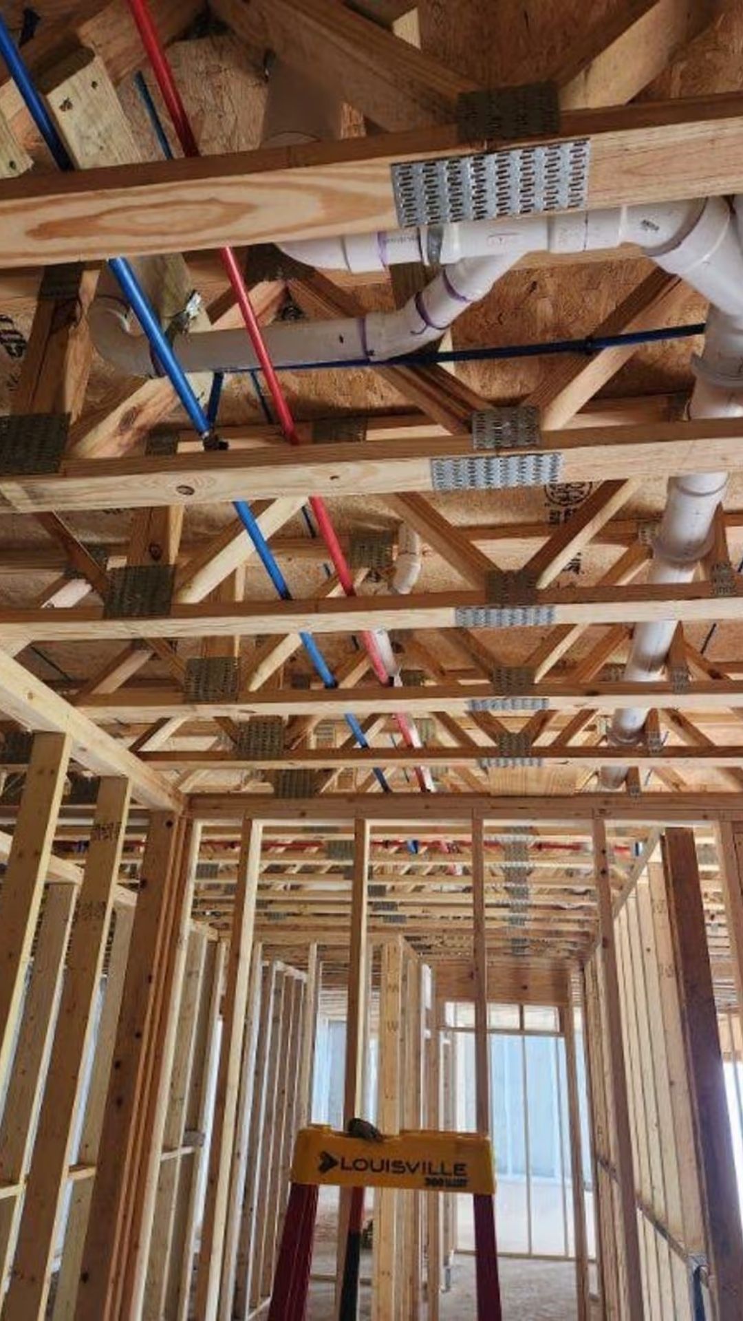 Remodeled home with new piping system