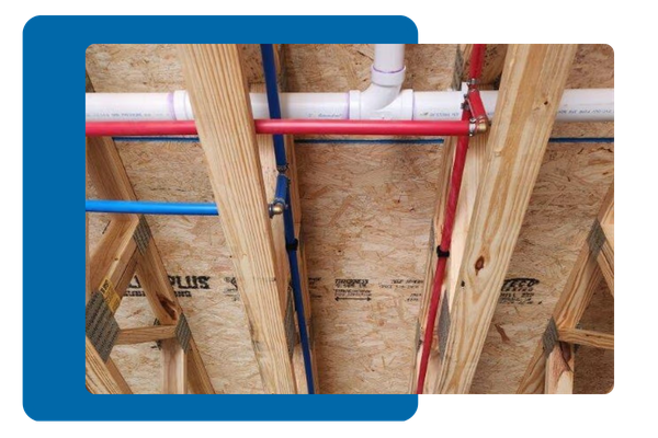 New pipes in a house