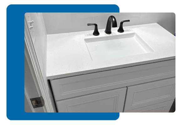 Black modern faucet sink