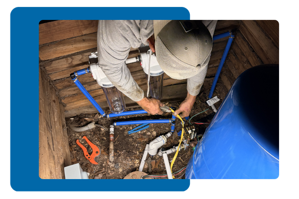 Water heater pipe repair 