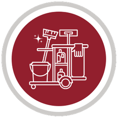 janitorial cart icon