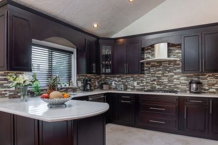 Cabinets in Expresso Color