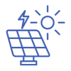 Solar panel icon
