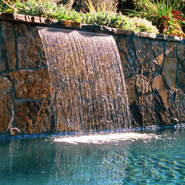 A water fall feature