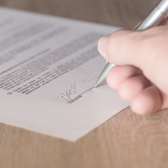 signing a lease signing a lease