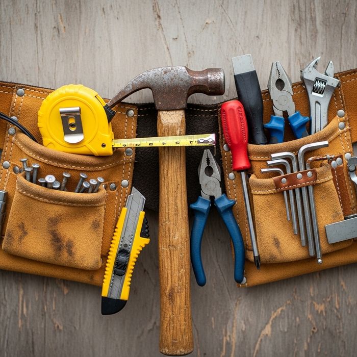 tools in a tool belt