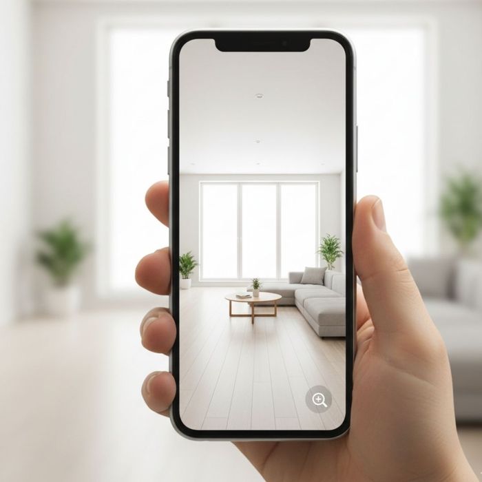 virtual tours on a phone