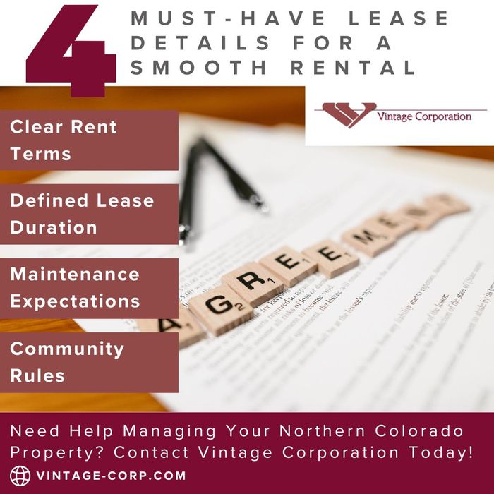 infographic that lists 4 must-have lease details infographic that lists 4 must-have lease details