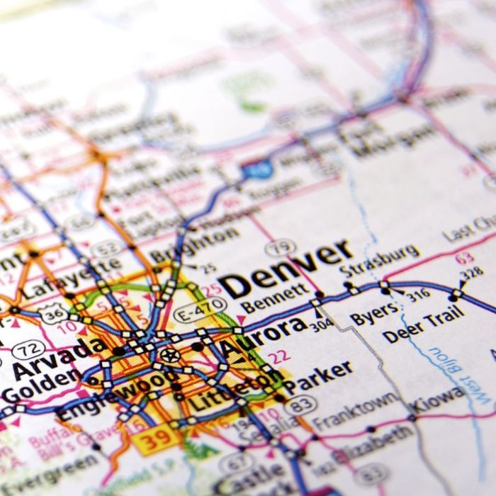 map of Denver