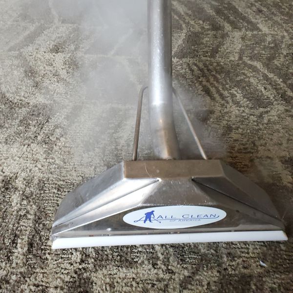 Professional cleaning wand with All Clean of America logo.