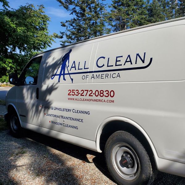 All Clean of America work van