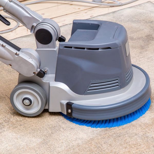 Professional carpet cleaning equipment. 