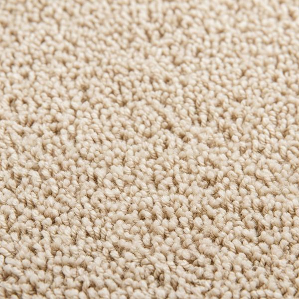 Close-up of professionally cleaned beige carpet fibers. Close-up of professionally cleaned beige carpet fibers.