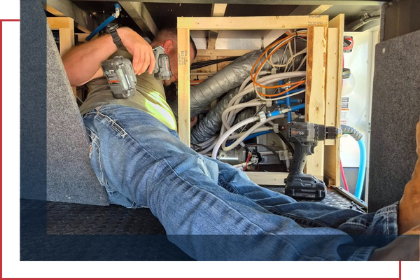 RV Rescue Rangers team at work.