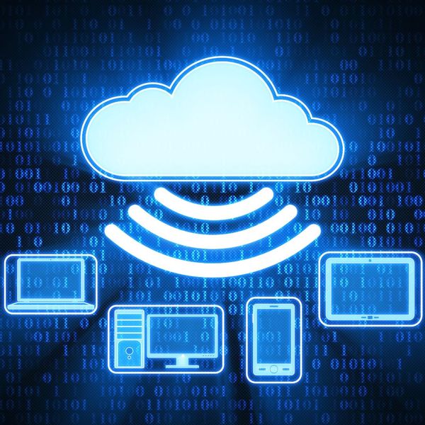 a cloud providing connection to multiple devices