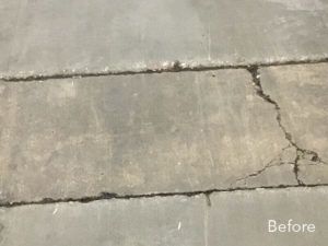 Concrete crack repairs save your business money and time!