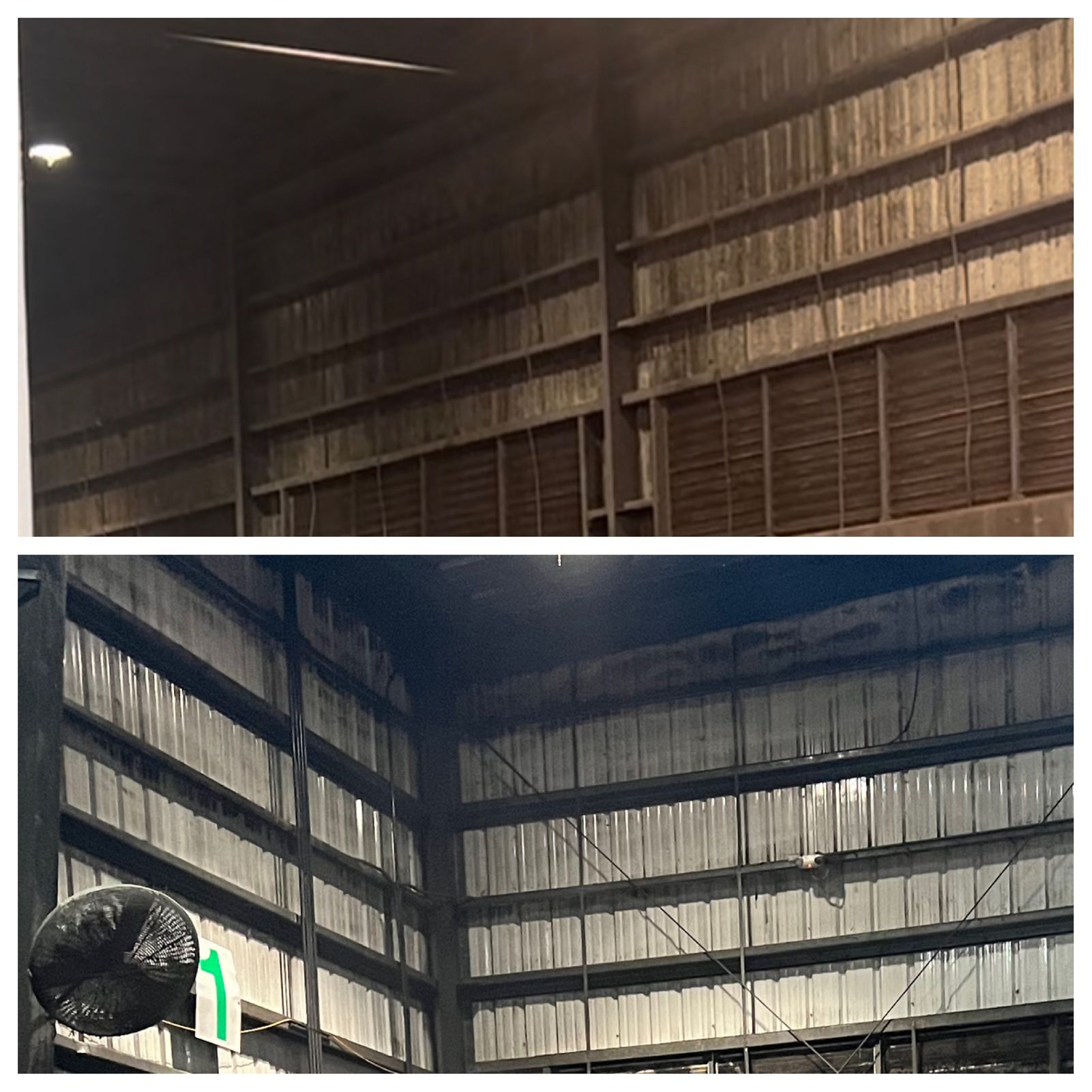 Transfer station wash