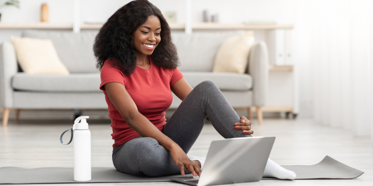 woman on laptop