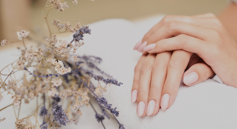 manicured nails. 