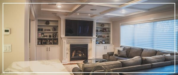 custom-designed living room