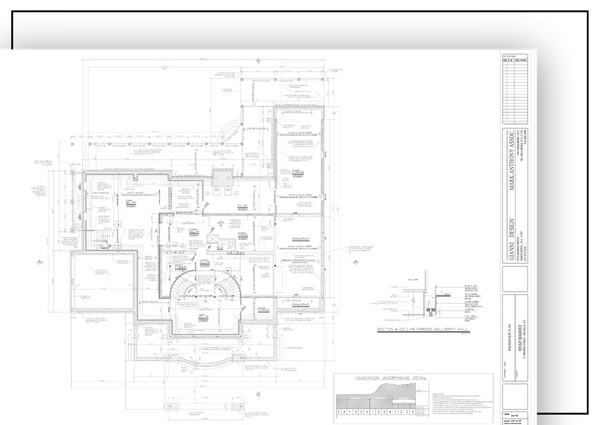 Image of a building blueprint