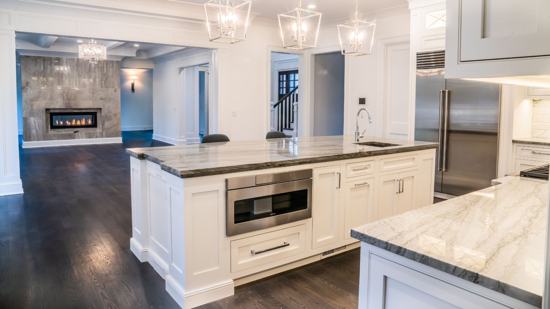 cohesive, modern kitchen design 