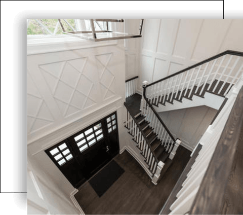 custom foyer and stair design