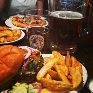 plate of pub food