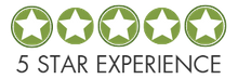 5 star experience badge