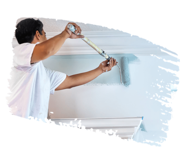 professional painting interior wall
