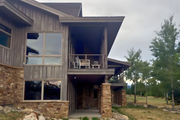 exterior view of the side of a home