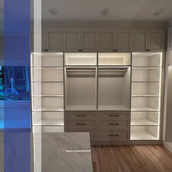 Closet storage space