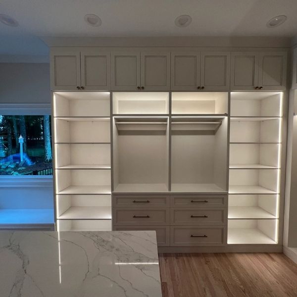 Closet storage space