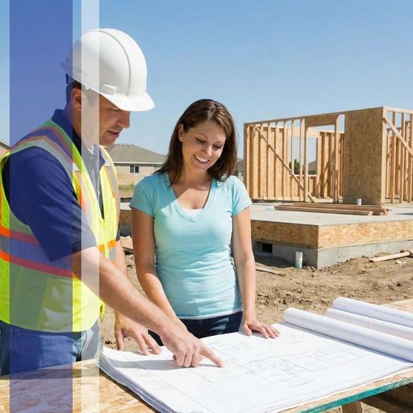 new build contractor with homeowner