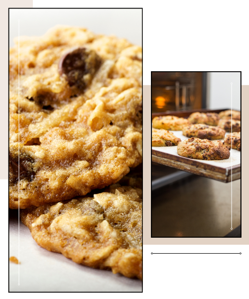 Oatmeal raisin cookie.