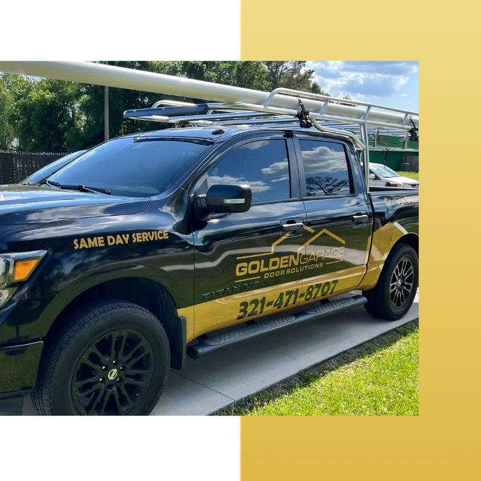 Golden Garage Door Solutions LLC truck