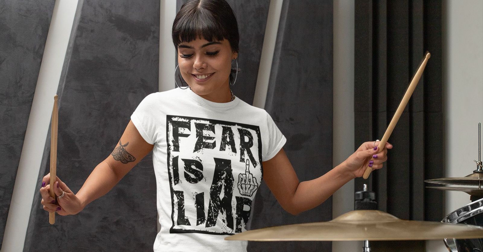 Fear is a Liar graphic tee