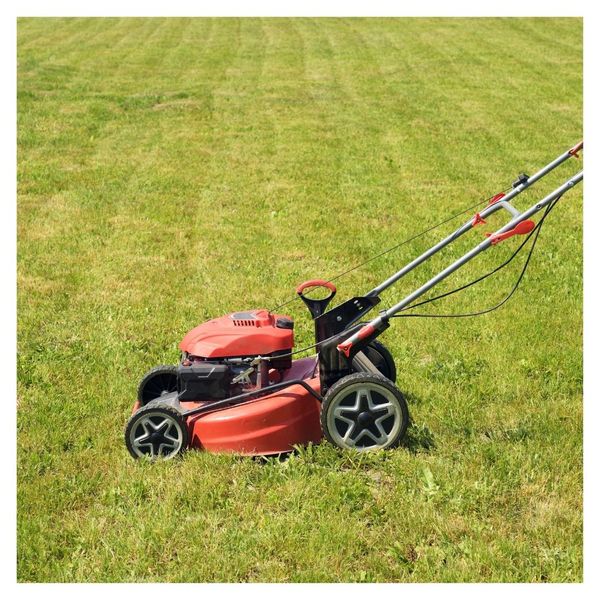 lawn mower on grass