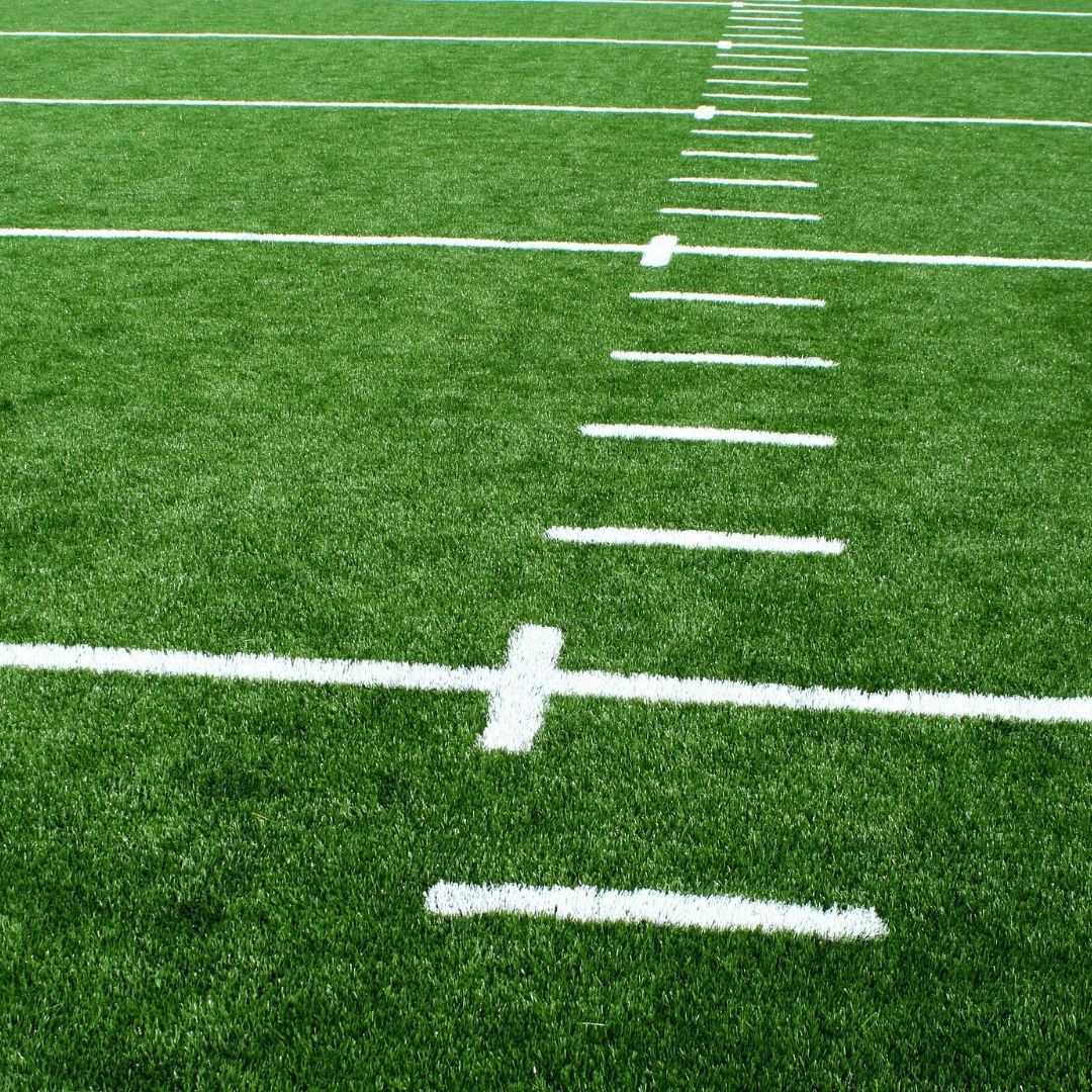 An image of a football field.