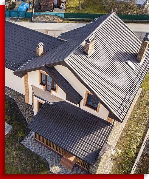 Image of a house with a brand new roof