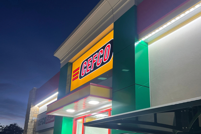 gas station exterior