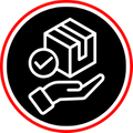 Hand holding a package with a checkmark, symbolizing certified excellence or delivery. Hand holding a package with a checkmark, symbolizing certified excellence or delivery.