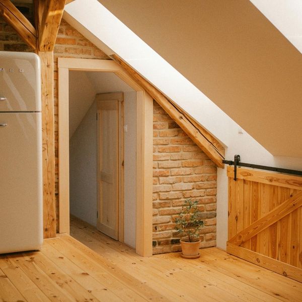 clean attic space