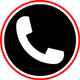Telephone receiver icon, representing a call or contact.