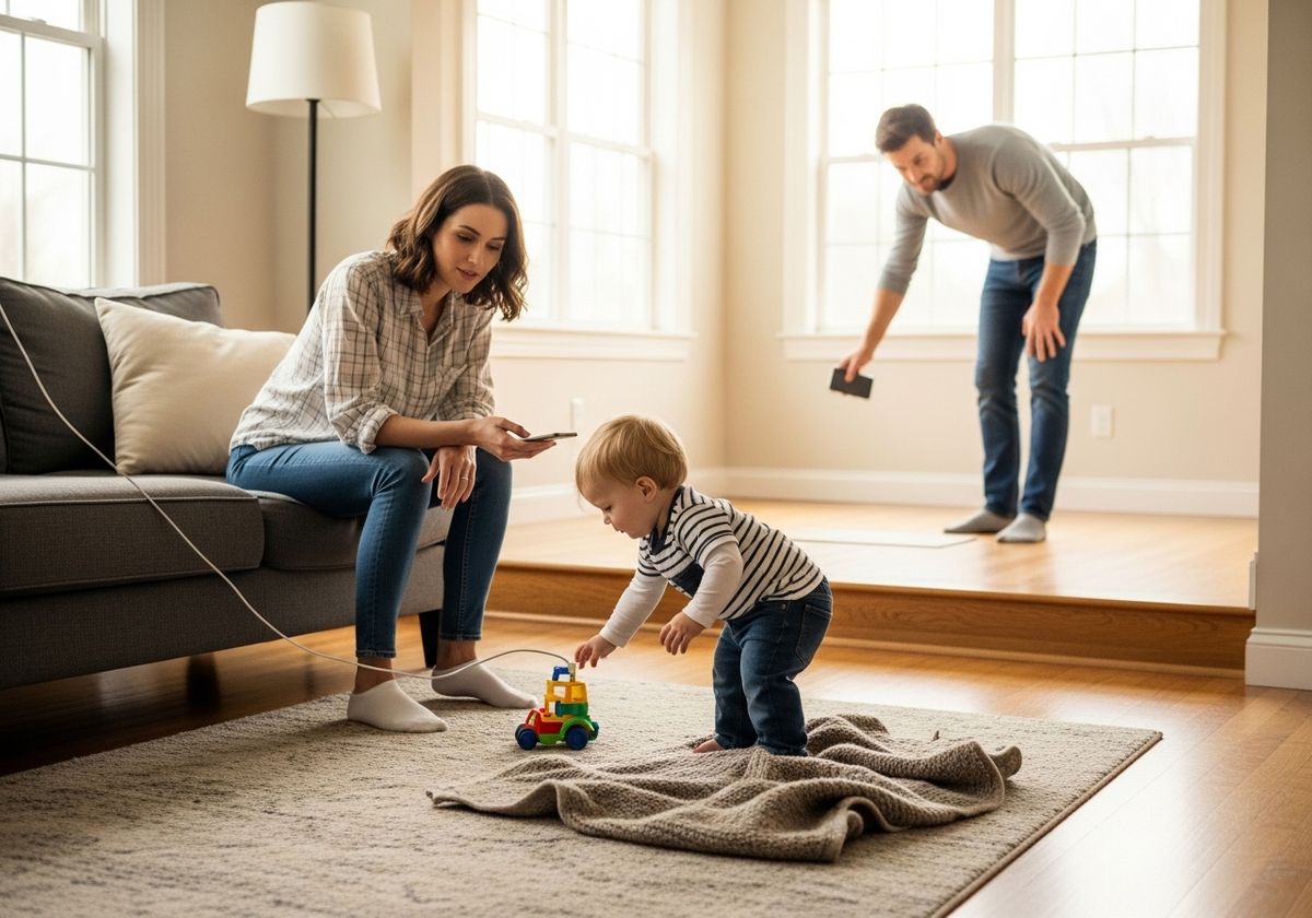 Family Time in Living Room
