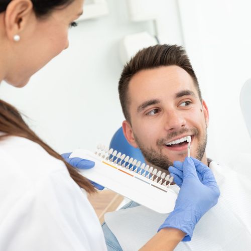 teeth whitening consultation