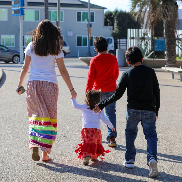 Native American family