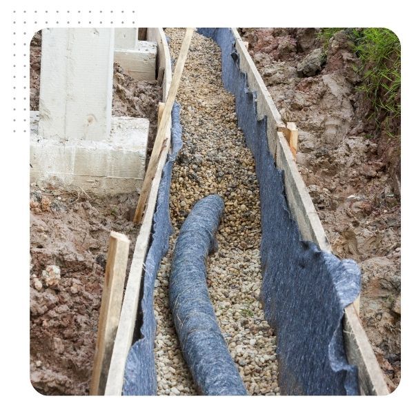 french drain trench french drain trench