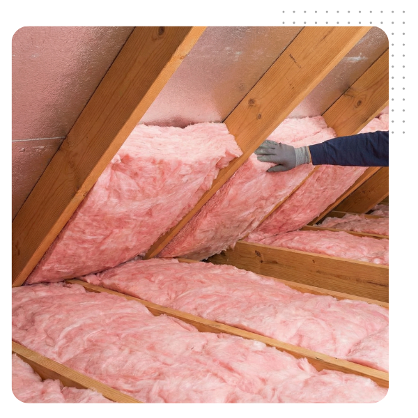 pink attic insulation
