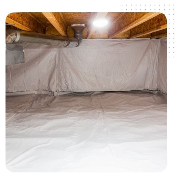 newly installed crawl space Encapsulation newly installed crawl space Encapsulation